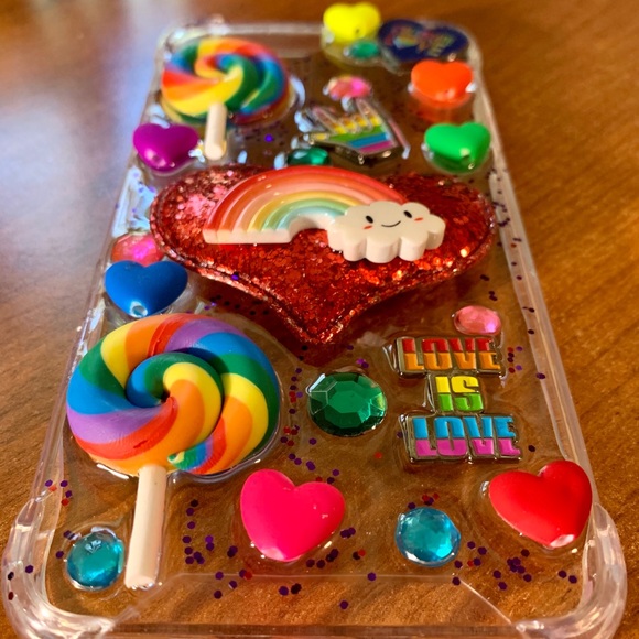 LGBTQ Bling Style Phone Case - Picture 4 of 7